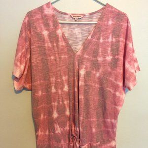 Juicy Couture Pink Bat Wing Sleeve Blouse Medium